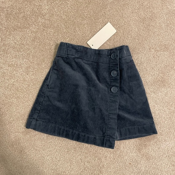 Navy Corduroy Skort - Picture 1 of 2